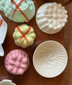 Puddingvormen oude pastel, Ophalen of Verzenden