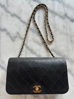Vintage Chanel Schoudertas Zwart, Sieraden, Tassen en Uiterlijk, Tassen | Damestassen, Ophalen of Verzenden, Gebruikt, Zwart, Schoudertasje