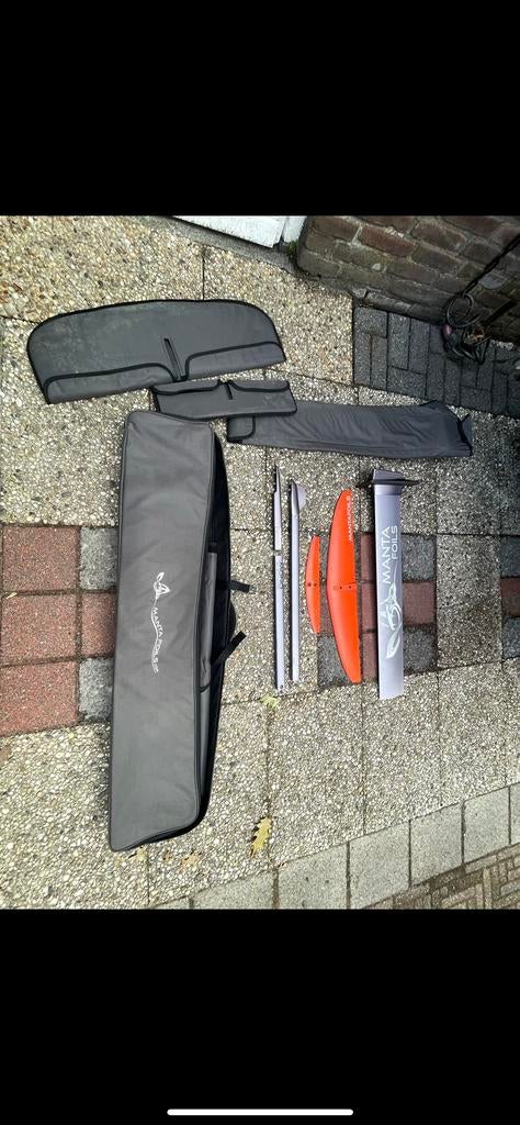 Manta foil, Watersport en Boten, Ophalen of Verzenden, Zo goed als nieuw, 7 m² of meer