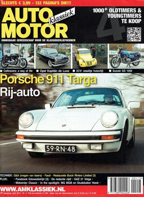 Auto Motor Klassiek 2013 nr. 4 (o.a. Porsche 911 Targa), Boeken, Auto's | Folders en Tijdschriften, Gelezen, Algemeen, Verzenden