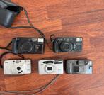 5 analoge camera's olympus yashica revue, Ophalen, Zo goed als nieuw, Compact, Olympus