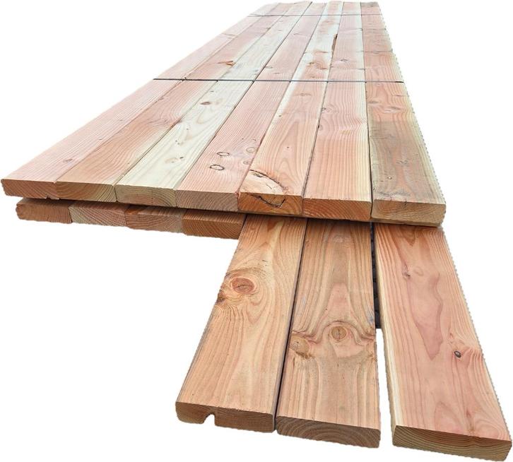 Douglas balken geschaafd Afmeting: 4.5x14.5 cm - nr: TB76, Tuin en Terras, Palen, Balken en Planken, Nieuw, Balken, 250 cm of meer