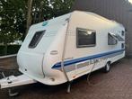 Hobby kmfe 2005 , stapelbed, fransbed, treinzit, Caravans en Kamperen, Schokbreker, Rondzit, Hobby, Dwars-stapelbed