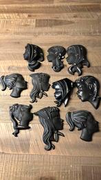 Prachtig vintage retro wandhoofdjes keramiek kroon L’ancora, Ophalen of Verzenden, Huis en Inrichting