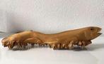 Prachtig handgesneden houten Vis zeer gedetailleerd 48 cm., Ophalen of Verzenden