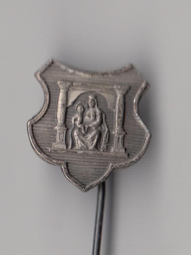 Drenthe Drente Assen stadswapen speldje, Verzamelen, Speldjes, Pins en Buttons, Gebruikt, Niet vindbaar, Niet vindbaar, Speldje of Pin