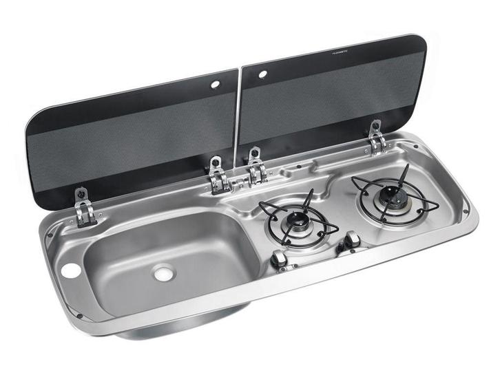 Dometic Kookplaat met Wasbak Combi - 9222L OP=OP, Caravans en Kamperen, Camper-accessoires, Nieuw, Ophalen of Verzenden