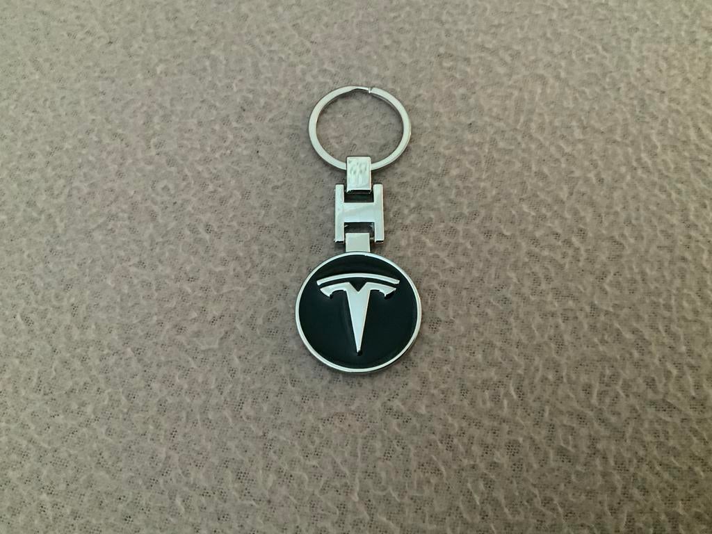 Tesla Sleutelhanger - Zwart Metaal - Nieuw, Ophalen of Verzenden, Nieuw