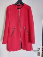 Rode mantel jas Zara, Maat 34 (XS) of kleiner, Ophalen of Verzenden, Zo goed als nieuw