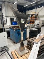Modern RVS Kunstwerk voor Buiten 2 x 1 meter, Antiek en Kunst, Ophalen of Verzenden