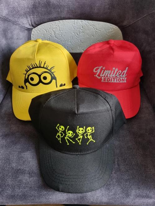 Bedrukte kinderpetten., Kleding | Heren, Hoeden en Petten, Nieuw, One size fits all, Ophalen of Verzenden