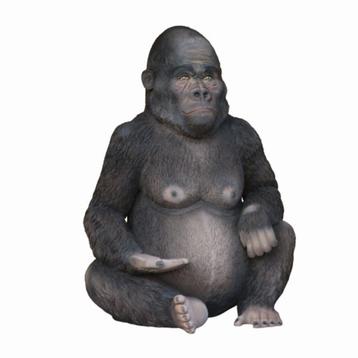 Monkey Gorilla Silver/Black – 180 cm - Gorillabeeld beschikbaar voor biedingen