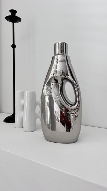 Pols Potten – Design Vaas / Sculpturaal Object (Zilver) beschikbaar voor biedingen