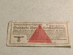 Krijgsgevangen kamp geld een reichspfennig Duitsland origine, Verzamelen, Militaria | Tweede Wereldoorlog, Ophalen of Verzenden