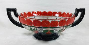 Val Saint Lampert Noémie Art Deco schaal Graffart Delvenne beschikbaar voor biedingen