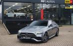 Mercedes-Benz C-klasse 200 AMG Line|Pano|HUD|360º|Burmester, Te koop, Zilver of Grijs, Geïmporteerd, 5 stoelen