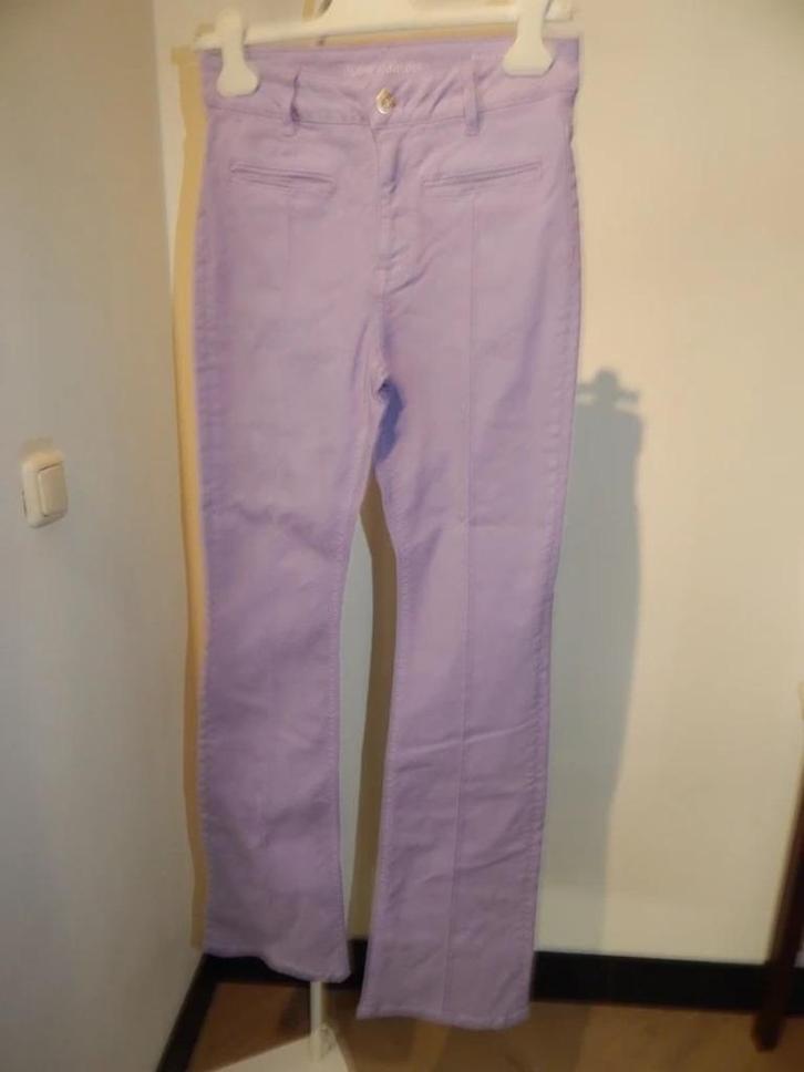 Studio Anneloes nieuwe broek boot cute fit mooi paars S, Kleding | Dames, Broeken en Pantalons, Nieuw, Maat 36 (S), Paars, Lang