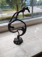 Bronzen Beeldje - Abstracte Dans, Huis en Inrichting, Stoelen, Bruin, Ophalen of Verzenden, Zo goed als nieuw, Metaal