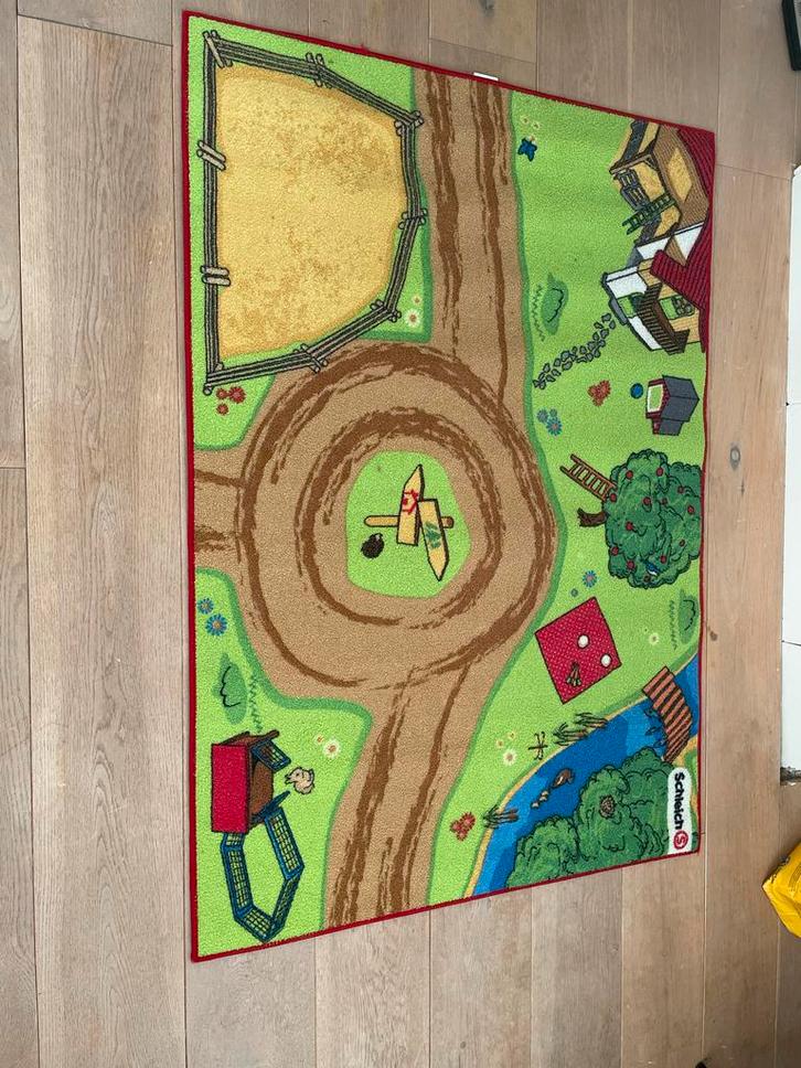 Schleich Speelkleed Boerderij Thema, Verzamelen, Speelgoed, Zo goed als nieuw, Ophalen