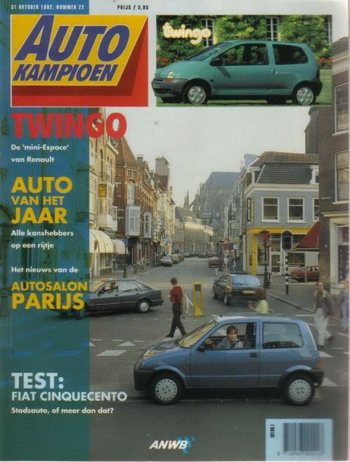 Autokampioen 22 1992 : Alfa Romeo 164 - Fiat Cinquecento, Boeken, Auto's | Folders en Tijdschriften, Gelezen, Algemeen, Ophalen of Verzenden