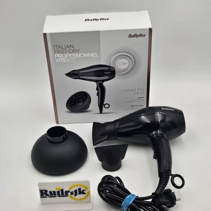 BaByliss Compact Pro 2400 Haadroger Föhn 2400W - Winkeldemo, Sieraden, Tassen en Uiterlijk, Uiterlijk | Haarverzorging, Zo goed als nieuw