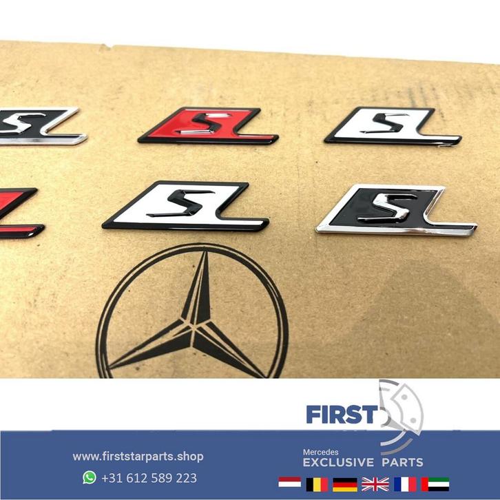 S AMG LOGO A45 CLA45 GLA45 C63 E63 GLC63 GLE63 GT63 G63 S63, Auto-onderdelen, Carrosserie en Plaatwerk, Mercedes-Benz, Gebruikt
