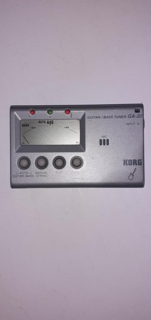 Korg Gitaar / Bas Stemmer GA-20, Muziek en Instrumenten, Snaarinstrumenten | Gitaren | Akoestisch, Zo goed als nieuw, Overige typen