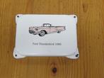 Ford thunderbird 1960 - emaille wandbord  KL, Ophalen of Verzenden, Zo goed als nieuw, Auto's