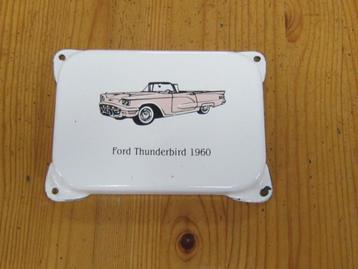 Ford thunderbird 1960 - emaille wandbord  KL beschikbaar voor biedingen