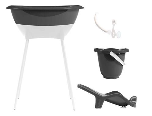 Baby badset van het merk Luma, kleur gray/white, Kinderen en Baby's, Badjes en Verzorging, Gebruikt, Badje, Overige merken, Standaard