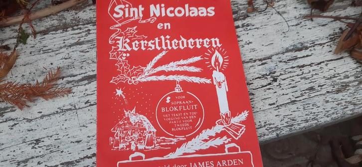 Sint Nicolaas en kerstliederen voor Blokfluit James Arden, Muziek en Instrumenten, Bladmuziek, Gebruikt, Les of Cursus, Populair