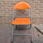 Oranje klapstoeltje GRATIS, Huis en Inrichting, Barkrukken, 1 kruk, Ophalen, Gebruikt