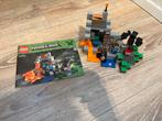 Lego Minecraft 21113 - The Cave, Ophalen of Verzenden, Zo goed als nieuw, Complete set, Lego
