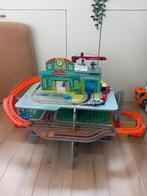 Trein en Auto Baan met Hijskraan en Glijbaan, Kinderen en Baby's, Speelgoed | Duplo en Lego, Ophalen of Verzenden, Gebruikt, Duplo