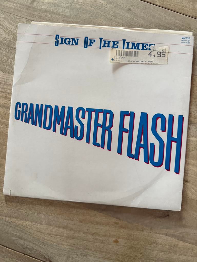 Grandmaster Flash, Cd's en Dvd's, Vinyl | Hiphop en Rap, Ophalen of Verzenden, Zo goed als nieuw, 12 inch