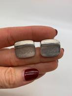J416 Prachtige zilveren manchetknopen, Sieraden, Tassen en Uiterlijk, Antieke sieraden, Manchetknopen, Ophalen of Verzenden, Zilver