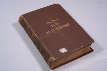 Kritik der reinen Vernunft — Im. Kant [1898] — Filosofie beschikbaar voor biedingen
