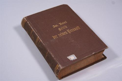 Kritik der reinen Vernunft — Im. Kant [1898] — Filosofie, Antiek en Kunst, Antiek | Boeken en Bijbels, Ophalen of Verzenden