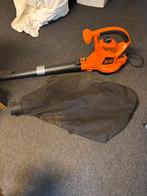 Black & Decker Bladblazer/Zuiger - Incl. Opvangzak, Tuin en Terras, Bladblazers, Ophalen, Gebruikt, Handgedragen, Met opvangzak