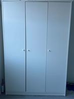 Witte IKEA kledingkast met 3 deuren - 117x176 cm, Ophalen, 100 tot 150 cm, Meerdere deuren, Zo goed als nieuw