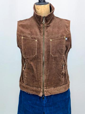 Si Corduroy Gilet Maat 40 - Middenbruin beschikbaar voor biedingen