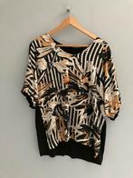 Mooie blouse met print, Verzenden, Zo goed als nieuw, Maat 38/40 (M), Zwart