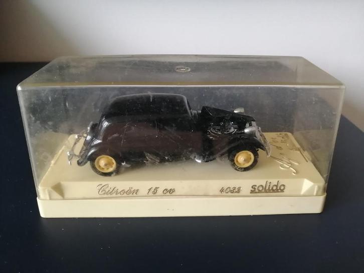 Solido Age d'Or Citroën 15CV in doosje, Hobby en Vrije tijd, Modelauto's | 1:43, Zo goed als nieuw, Auto, Solido, Ophalen of Verzenden