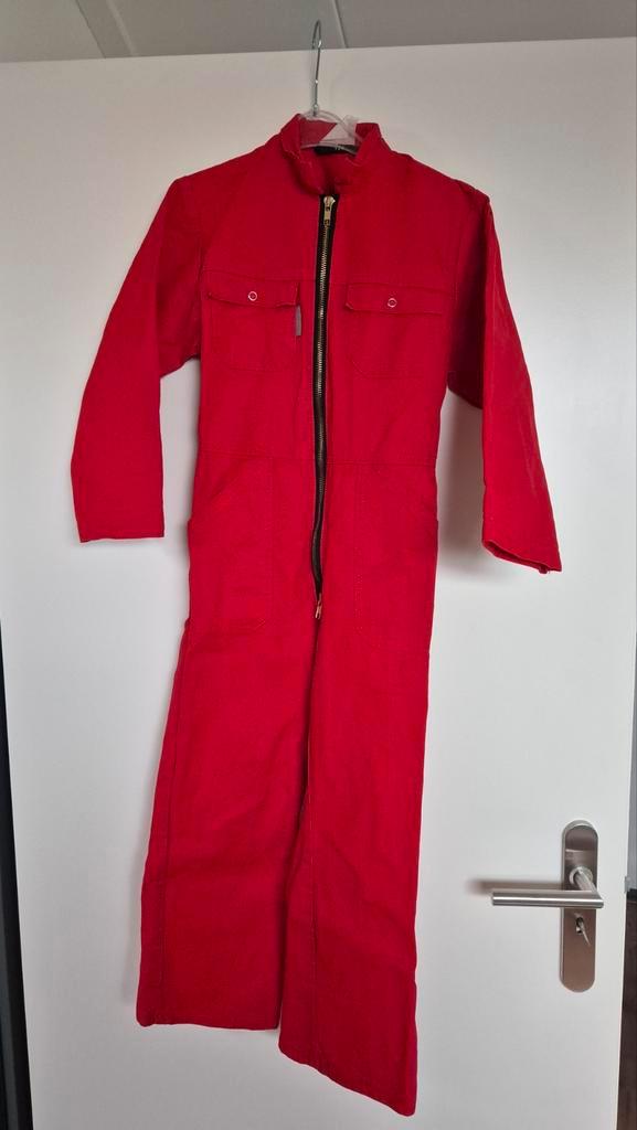 Kinderoverall Havep, maat 128, rood, Tuin en Terras, Werkkleding, Zo goed als nieuw, Kinderen, Overall, Ophalen of Verzenden