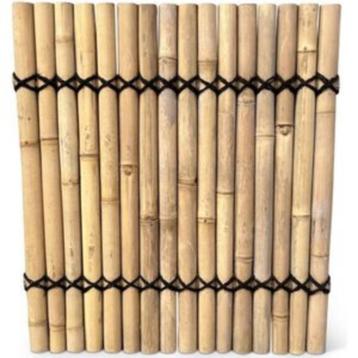 Bamboe schutting / balkonscherm halfrond 90 x 100 cm Nieuw beschikbaar voor biedingen