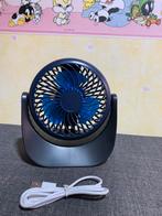 Nieuwe 3 standen bureau ventilator oplaadbare, Ophalen of Verzenden, Nieuw