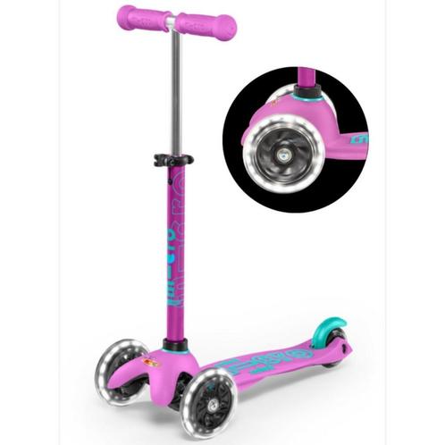 Micro Step | Mini Micro step Deluxe LED lavendel, Fietsen en Brommers, Steps, Nieuw, Gewone step, Ophalen of Verzenden