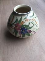 Driehoek Huizen Vaas - Pottery, Gebruikt, Overige kleuren, Aardewerk of Porselein, Ophalen of Verzenden