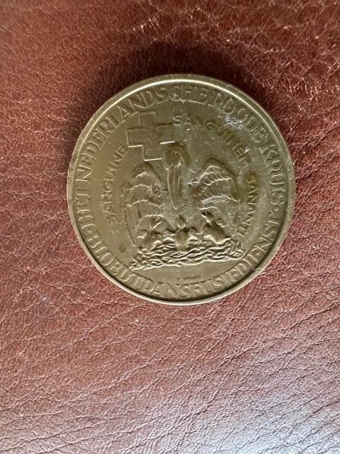 penning Nederlandsche Roode Kruis Bloedtransfusie, Postzegels en Munten, Penningen en Medailles, Ophalen of Verzenden, Brons, Nederland
