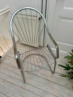 Vintage RVS wire stoel draadstoel, Ophalen, Gebruikt, Overige kleuren, Metaal